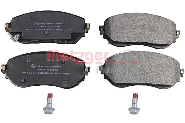 METZGER 1170936 Bremsbelagsatz, Scheibenbremse